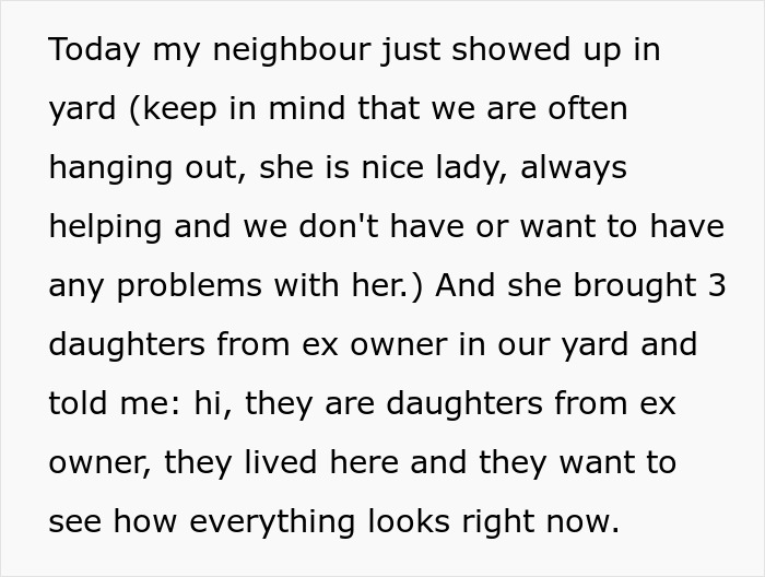 Ex-Homeowners Show Up To See Former House, Get A Reality Check When Woman Doesn't Let Them In Ex-Homeowners Show Up To See Former House, Get A Reality Check When Woman Doesn't Let Them In