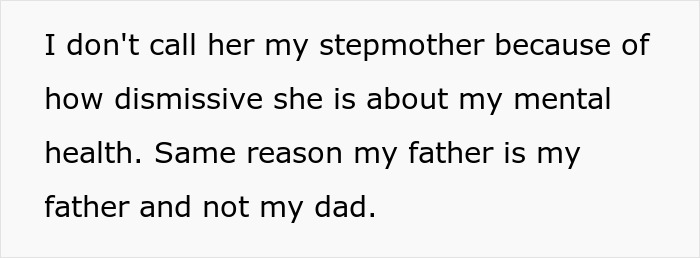 "I Know I'm Mentally Ill": 16YO's Mental Illness Ignored By Dad And Stepmom, She Lashes Out "I Know I'm Mentally Ill": 16YO's Mental Illness Ignored By Dad And Stepmom, She Lashes Out