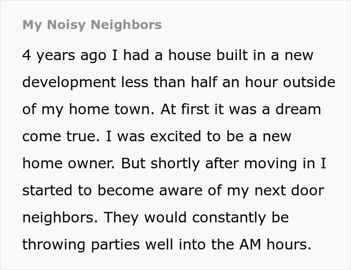 Neighbors Don't Care About Complaints, Regret It After They're Still Suffering 4 Years Later Neighbors Don't Care About Complaints, Regret It After They're Still Suffering 4 Years Later