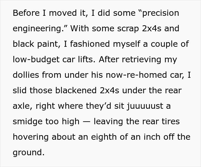 Guy Gets Revenge On Neighbor For His Parking “Crimes”, Leaves Him Scratching His Head For A Week Guy Gets Revenge On Neighbor For His Parking “Crimes”, Leaves Him Scratching His Head For A Week