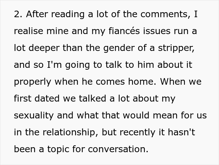 “Wouldn’t Explain How”: Man Upset His Fiancée Wants A Female Stripper At Her Bachelorette “Wouldn’t Explain How”: Man Upset His Fiancée Wants A Female Stripper At Her Bachelorette