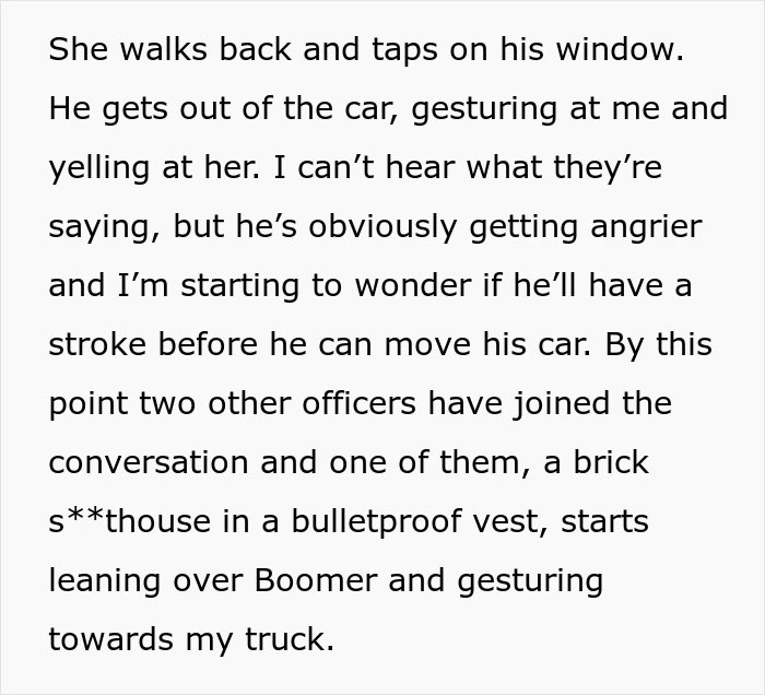 Trucker Refuses To Let Jerk Boomer Have His Way, Waits Patiently As He Screws Himself Up Trucker Refuses To Let Jerk Boomer Have His Way, Waits Patiently As He Screws Himself Up