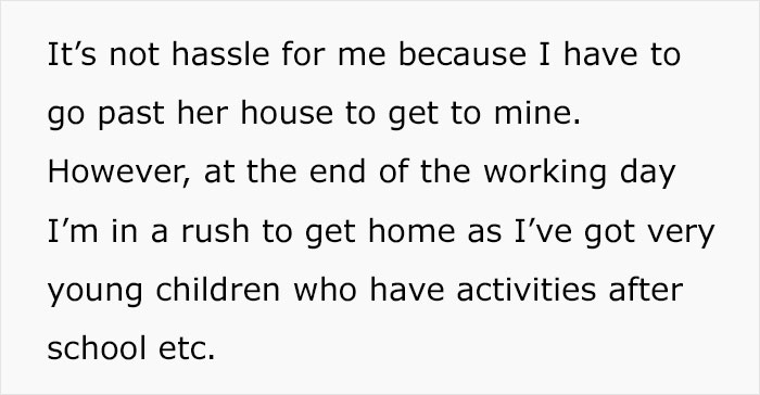Woman Constantly Takes Overly Long To Get Ready, Loses The Free Rides Her Coworker Used To Give Woman Constantly Takes Overly Long To Get Ready, Loses The Free Rides Her Coworker Used To Give