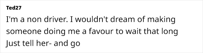 Woman Constantly Takes Overly Long To Get Ready, Loses The Free Rides Her Coworker Used To Give Woman Constantly Takes Overly Long To Get Ready, Loses The Free Rides Her Coworker Used To Give