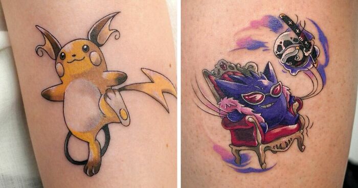 37 Popular Characters Reimagined As Vibrant Tattoos That I Made