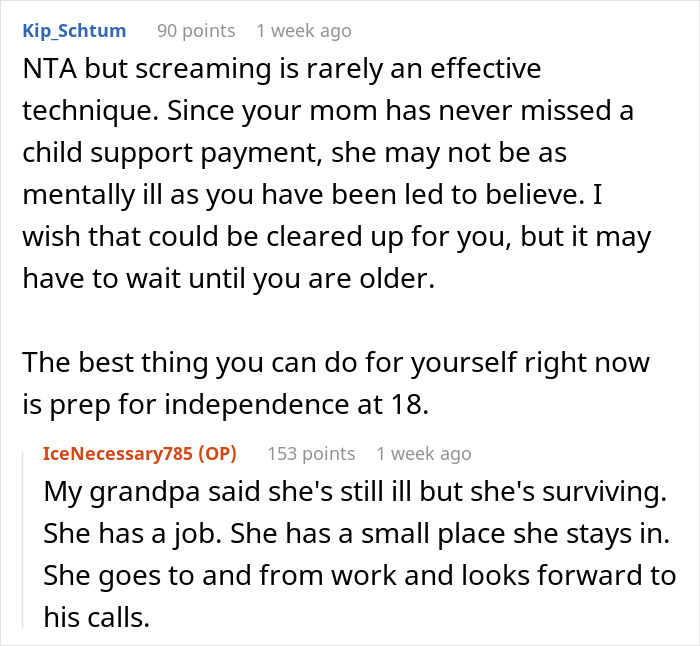 "I Know I'm Mentally Ill": 16YO's Mental Illness Ignored By Dad And Stepmom, She Lashes Out "I Know I'm Mentally Ill": 16YO's Mental Illness Ignored By Dad And Stepmom, She Lashes Out