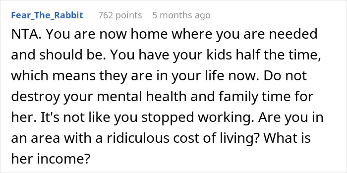 "AITA For Working Less After My Divorce Even Though It Means My Ex Gets Less Child Support?" "AITA For Working Less After My Divorce Even Though It Means My Ex Gets Less Child Support?"