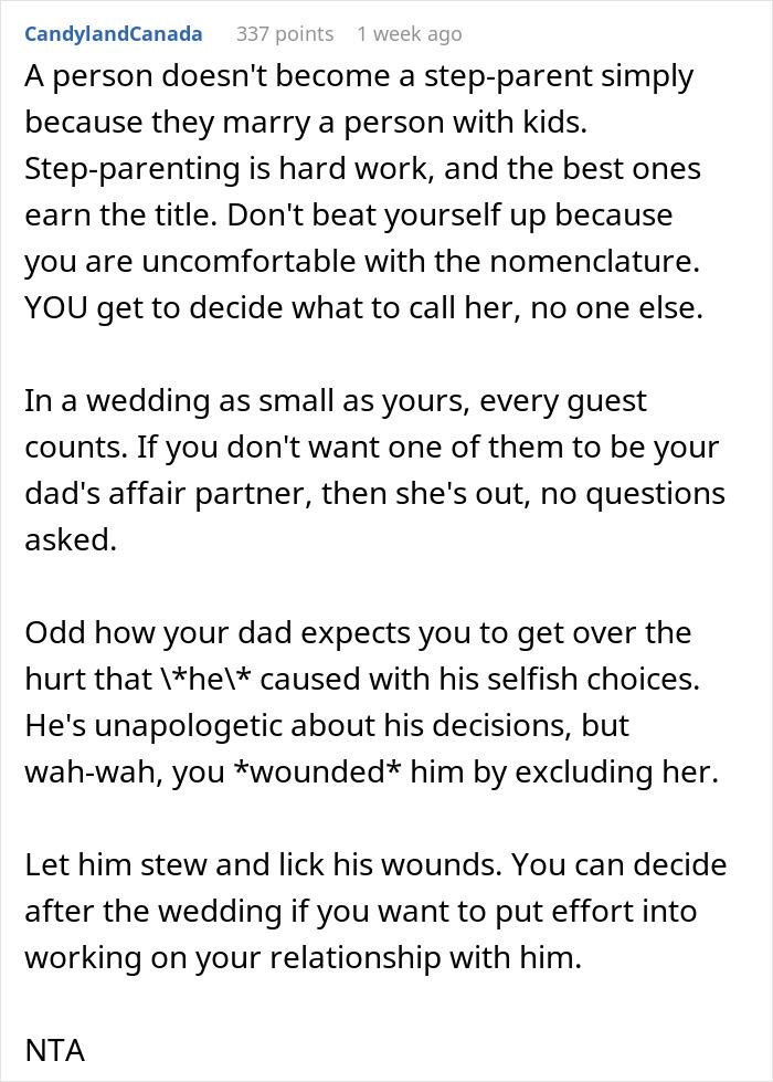 Man’s Affair Wrecks Family, Is Shocked New Wife Won’t Be Invited To Daughter’s Wedding Man’s Affair Wrecks Family, Is Shocked New Wife Won’t Be Invited To Daughter’s Wedding