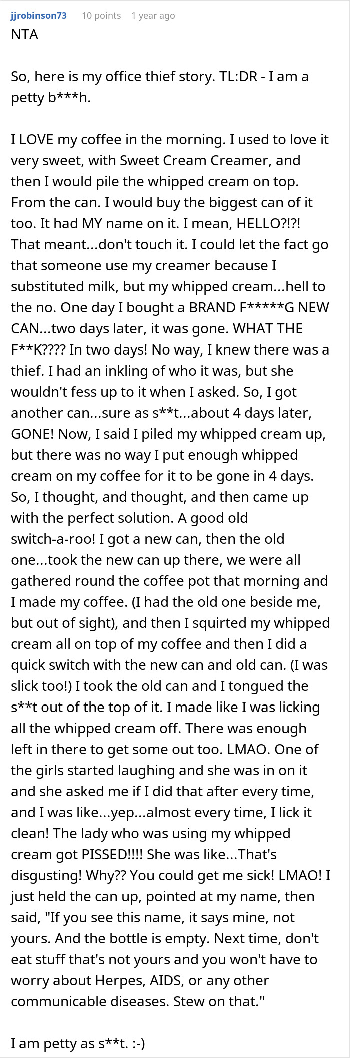 Woman Tired Of Office Food Thieves Locks Her Snacks Up, Gets Confronted By One Of Them Woman Tired Of Office Food Thieves Locks Her Snacks Up, Gets Confronted By One Of Them