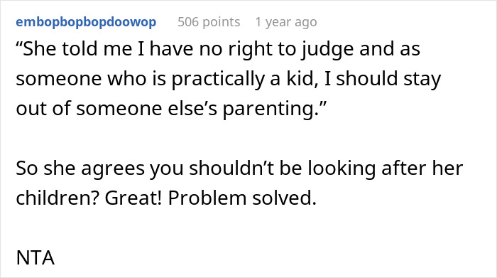 Woman Refuses To Babysit Nephews Until Their Mom Addresses The Serious Problem They Have Woman Refuses To Babysit Nephews Until Their Mom Addresses The Serious Problem They Have
