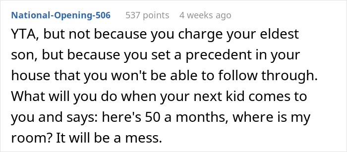 Eldest Son Says He Will Move Out Unless He Gets A Separate Room, Is Told To Pay Rent Eldest Son Says He Will Move Out Unless He Gets A Separate Room, Is Told To Pay Rent