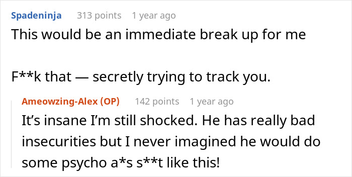 BF Says He Wants To Be Certain That His GF Is "Solid", Decides To Hide AirTag In Her Car BF Says He Wants To Be Certain That His GF Is "Solid", Decides To Hide AirTag In Her Car