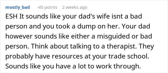 Woman Upset Stepson Won’t Accept His Growing Up Gift, Gives Her A Taste Of Reality Woman Upset Stepson Won’t Accept His Growing Up Gift, Gives Her A Taste Of Reality