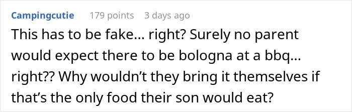 Child Rejects Their Go-To Food After An Harmless Joke At A Birthday Party Child Rejects Their Go-To Food After An Harmless Joke At A Birthday Party