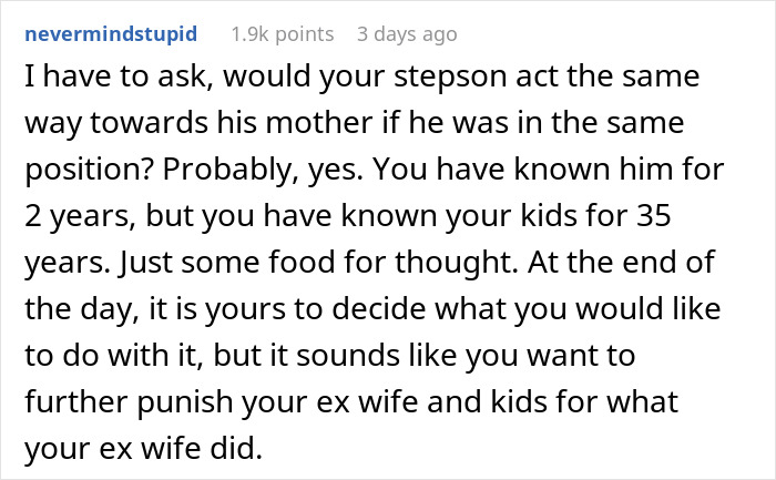 Biological Kids Furious After Dad Leaves Everything To Stepson For Concealing Mom's Affair Biological Kids Furious After Dad Leaves Everything To Stepson For Concealing Mom's Affair