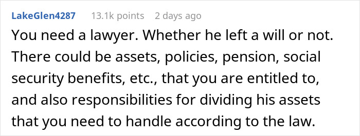 Woman Wants To Get Half Of Ex-Husband’s Inheritance For Kids, Gets A Reality Check From New Wife Woman Wants To Get Half Of Ex-Husband’s Inheritance For Kids, Gets A Reality Check From New Wife