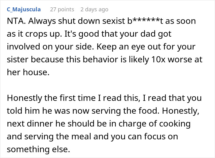 Woman Can’t Understand Why She Doesn’t Like BIL, He Gives Her A Perfect Reason At Family Dinner Woman Can’t Understand Why She Doesn’t Like BIL, He Gives Her A Perfect Reason At Family Dinner