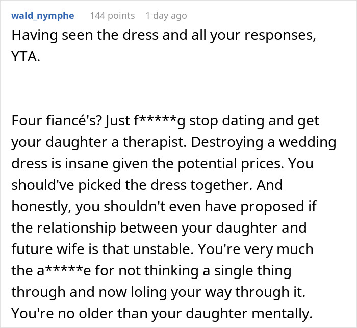 Bride Destroys Stepdaughter’s “Provocative” Dress So She Can’t Wear It, The Payback Makes Her Cry Bride Destroys Stepdaughter’s “Provocative” Dress So She Can’t Wear It, The Payback Makes Her Cry