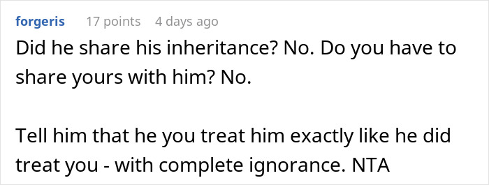 "He Needed The Money More Than Us": Sisters Refuse To Give Brother Any Inheritance "He Needed The Money More Than Us": Sisters Refuse To Give Brother Any Inheritance