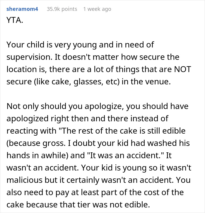 Wedding Drama Ensues After 4YO Ruins Cake With His Hands, Bride Kicks Out Mom, Her Husband And Kid Wedding Drama Ensues After 4YO Ruins Cake With His Hands, Bride Kicks Out Mom, Her Husband And Kid