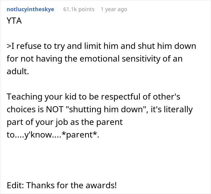 Mother Thinks Her Son Bullying Classmate About Her "Weird" Lunch Is Normal, Gets A Reality Check Mother Thinks Her Son Bullying Classmate About Her "Weird" Lunch Is Normal, Gets A Reality Check