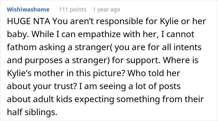 Woman Thinks Her Pregnancy Entitles Her To Generational Wealth, Is Reminded Of Her Place Woman Thinks Her Pregnancy Entitles Her To Generational Wealth, Is Reminded Of Her Place