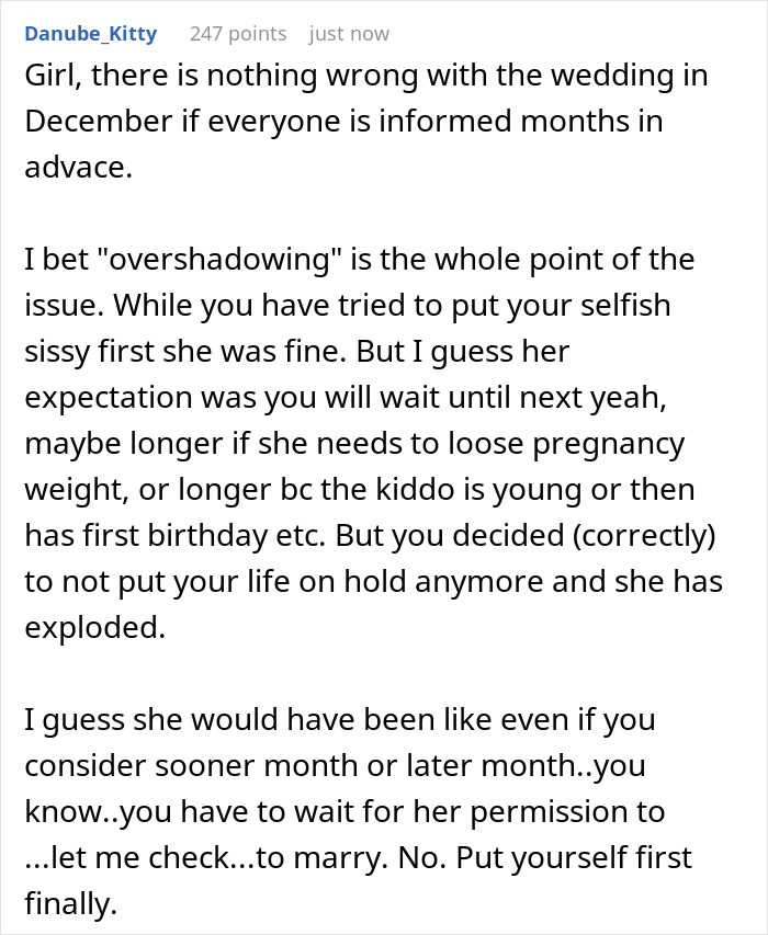 Bride Refuses To Move Her Wedding Once Again Just Because Of Her Pregnant MOH Bride Refuses To Move Her Wedding Once Again Just Because Of Her Pregnant MOH