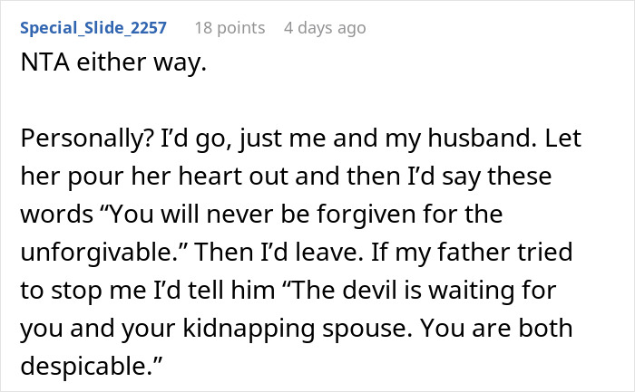 Woman Goes No-Contact With Parents After They “Steal” Her Baby, Now They Want Reconciliation Woman Goes No-Contact With Parents After They “Steal” Her Baby, Now They Want Reconciliation