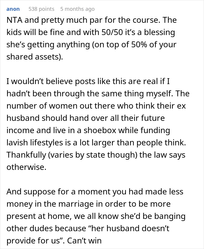 "AITA For Working Less After My Divorce Even Though It Means My Ex Gets Less Child Support?" "AITA For Working Less After My Divorce Even Though It Means My Ex Gets Less Child Support?"