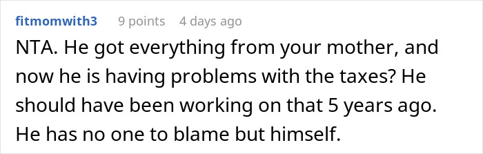 "He Needed The Money More Than Us": Sisters Refuse To Give Brother Any Inheritance "He Needed The Money More Than Us": Sisters Refuse To Give Brother Any Inheritance