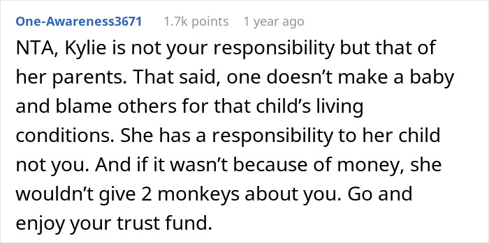 Woman Thinks Her Pregnancy Entitles Her To Generational Wealth, Is Reminded Of Her Place Woman Thinks Her Pregnancy Entitles Her To Generational Wealth, Is Reminded Of Her Place