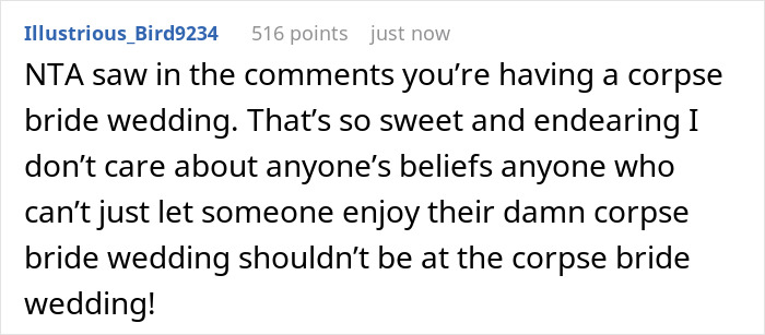 25 Guests Start Complaining Over This Bride's Halloween Wedding Theme, She Cancels Their Invites 25 Guests Start Complaining Over This Bride's Halloween Wedding Theme, She Cancels Their Invites