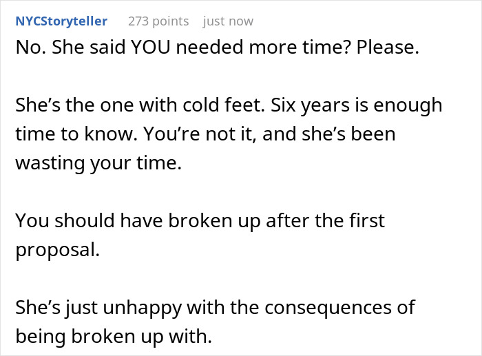 39YO Woman Keeps Saying No To BF’s Marriage Proposals, He Decides There Won’t Be A Third Time 39YO Woman Keeps Saying No To BF’s Marriage Proposals, He Decides There Won’t Be A Third Time