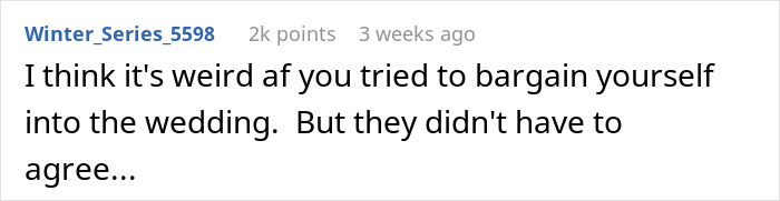 Brother Is Uninvited From Wedding For Being An "Addict", He Then Cancels Free Venue In Response Brother Is Uninvited From Wedding For Being An "Addict", He Then Cancels Free Venue In Response