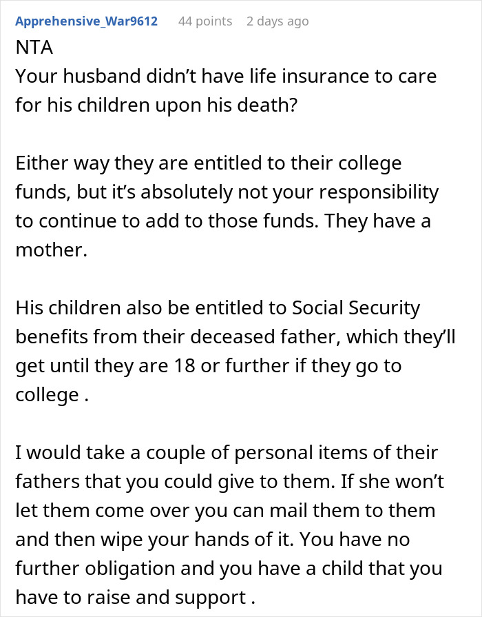 Woman Wants To Get Half Of Ex-Husband’s Inheritance For Kids, Gets A Reality Check From New Wife Woman Wants To Get Half Of Ex-Husband’s Inheritance For Kids, Gets A Reality Check From New Wife