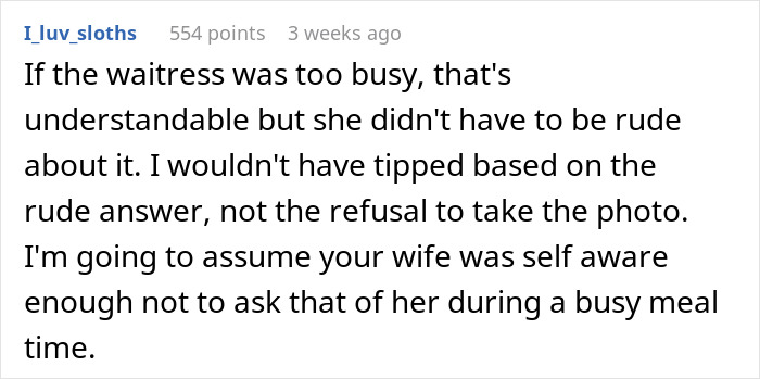 Man Calls Out Wife For Not Tipping A Server After She Denied Her Request, Gets A Reality Check Man Calls Out Wife For Not Tipping A Server After She Denied Her Request, Gets A Reality Check