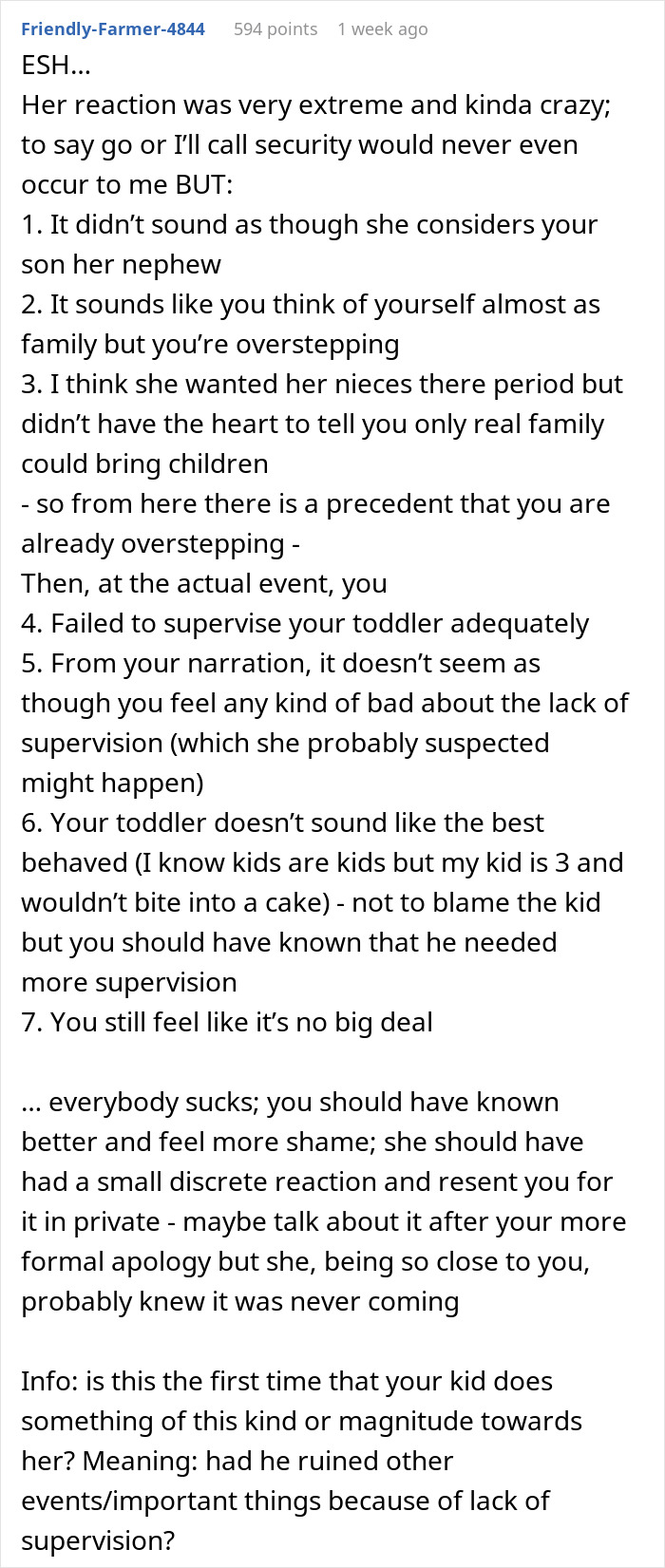 Wedding Drama Ensues After 4YO Ruins Cake With His Hands, Bride Kicks Out Mom, Her Husband And Kid Wedding Drama Ensues After 4YO Ruins Cake With His Hands, Bride Kicks Out Mom, Her Husband And Kid