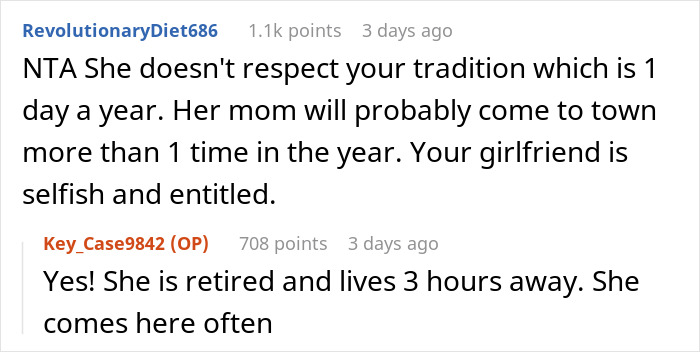 Man’s Grief Ritual Ends In A Cold Breakup After GF Is Forced To Have Lunch Date With Mom Alone Man’s Grief Ritual Ends In A Cold Breakup After GF Is Forced To Have Lunch Date With Mom Alone