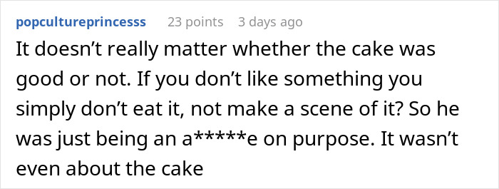 Woman Bakes Her Own B-Day Cake For Party, Friend's New BF Slams His Slice In The Trash Woman Bakes Her Own B-Day Cake For Party, Friend's New BF Slams His Slice In The Trash