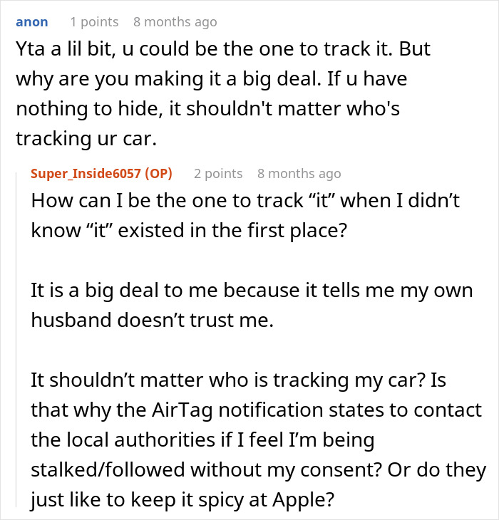 Wife Realizes Husband Doesn't Trust Her After Finding A Surprise In Her Car Wife Realizes Husband Doesn't Trust Her After Finding A Surprise In Her Car