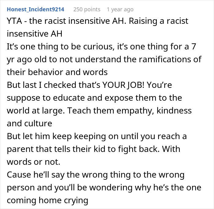 Mother Thinks Her Son Bullying Classmate About Her "Weird" Lunch Is Normal, Gets A Reality Check Mother Thinks Her Son Bullying Classmate About Her "Weird" Lunch Is Normal, Gets A Reality Check