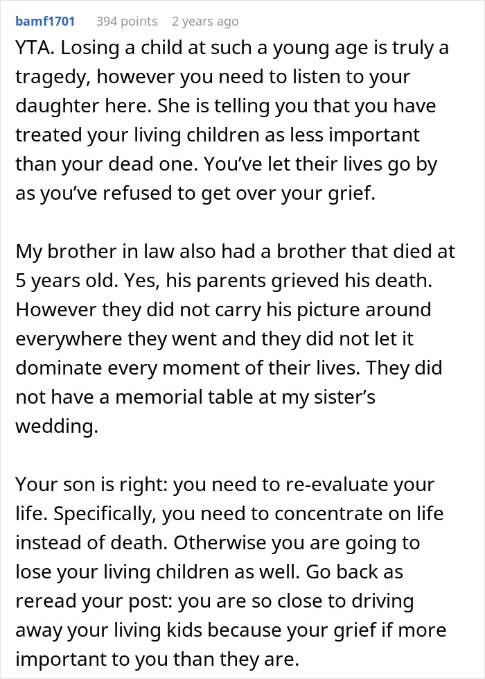 Grieving Mom Insists On Honoring Her Lost Child At Daughter’s Wedding, Gets A Hit Of Reality Grieving Mom Insists On Honoring Her Lost Child At Daughter’s Wedding, Gets A Hit Of Reality
