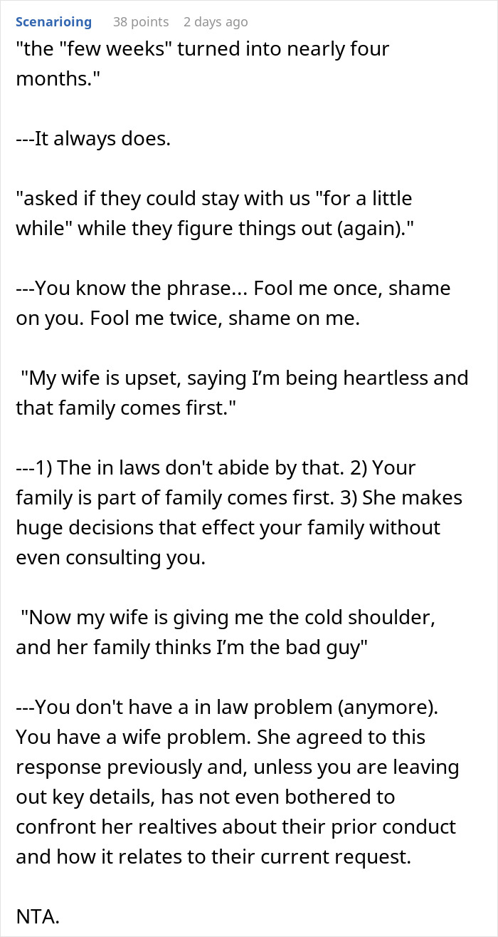 In-Laws Trash Family's Home, Are Shocked They Are No Longer Welcome: "Family Comes First" In-Laws Trash Family's Home, Are Shocked They Are No Longer Welcome: "Family Comes First"