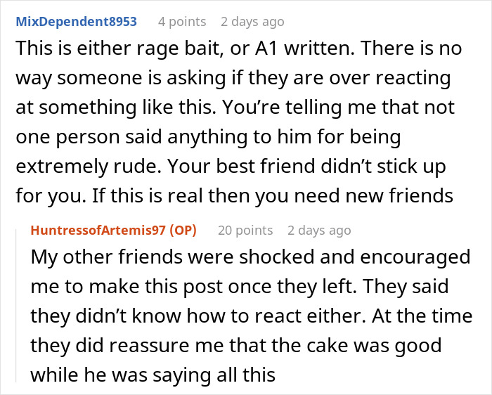 Woman Bakes Her Own B-Day Cake For Party, Friend's New BF Slams His Slice In The Trash Woman Bakes Her Own B-Day Cake For Party, Friend's New BF Slams His Slice In The Trash