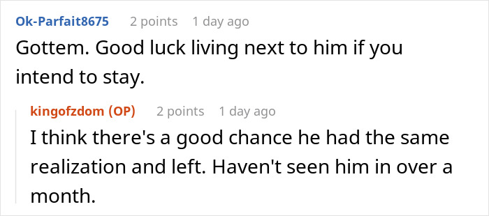 “Should Have Just Let Sleeping Dogs Lie”: Person Makes Neighbor Regret Their Threats “Should Have Just Let Sleeping Dogs Lie”: Person Makes Neighbor Regret Their Threats
