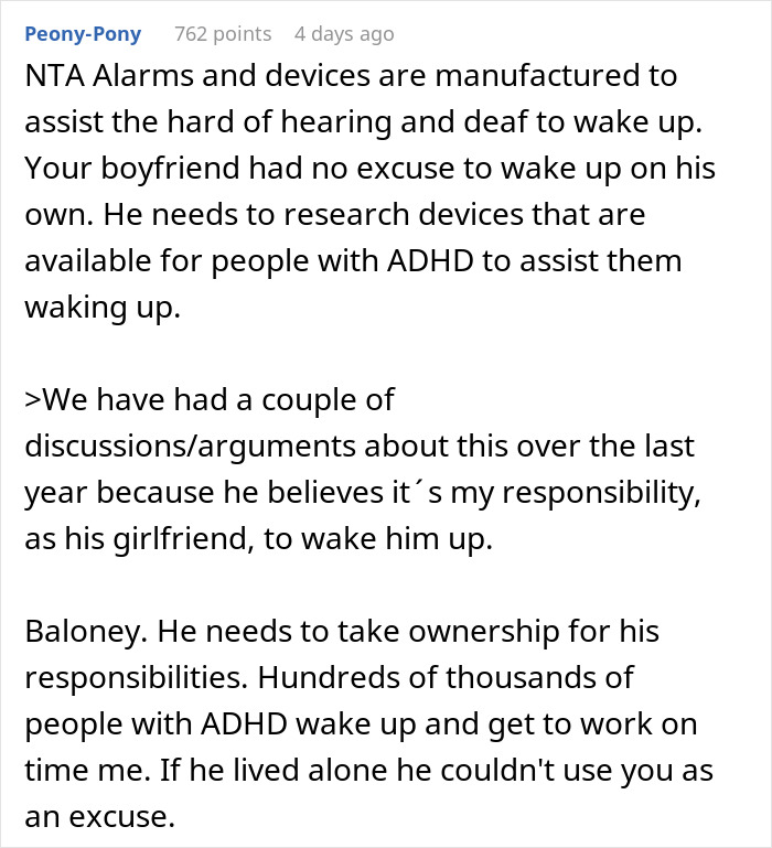 Woman Refuses To Wake BF Up In The Morning, He Almost Loses His Job Over It Woman Refuses To Wake BF Up In The Morning, He Almost Loses His Job Over It