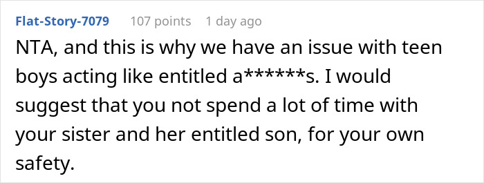13YO Pulls Crutches Out Of Cousin's Hands And Throws Them Down Stairs, Mom Defends Him 13YO Pulls Crutches Out Of Cousin's Hands And Throws Them Down Stairs, Mom Defends Him