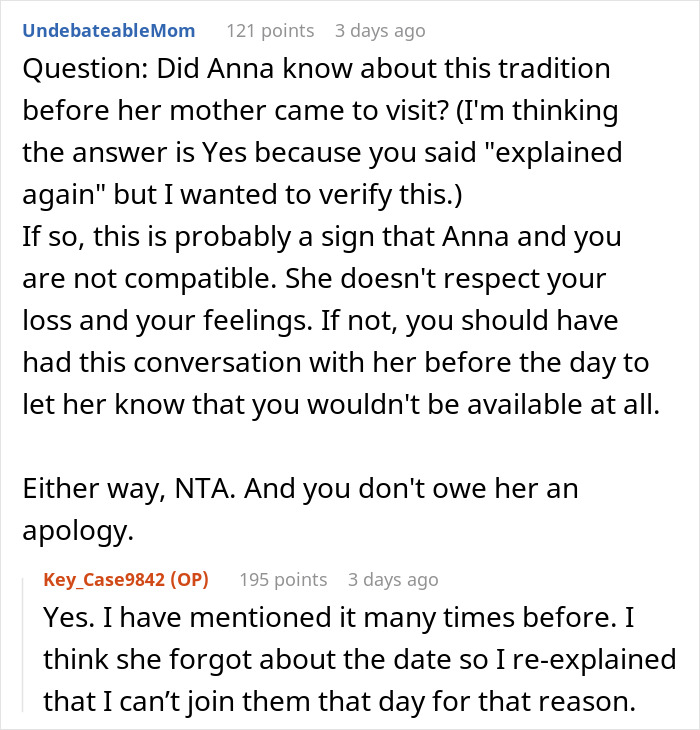 Man’s Grief Ritual Ends In A Cold Breakup After GF Is Forced To Have Lunch Date With Mom Alone Man’s Grief Ritual Ends In A Cold Breakup After GF Is Forced To Have Lunch Date With Mom Alone