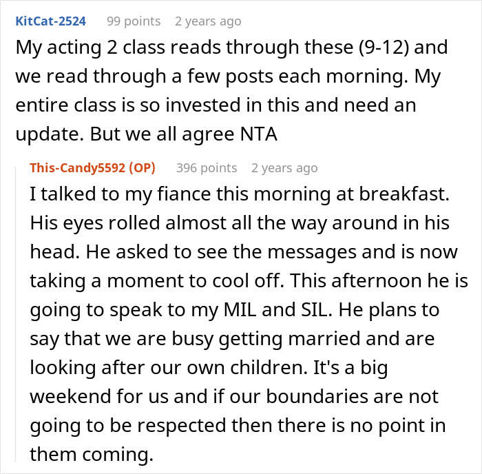 SIL Asks Bride To Babysit During Her Wedding, Is Shocked She’s Told Absolutely No SIL Asks Bride To Babysit During Her Wedding, Is Shocked She’s Told Absolutely No