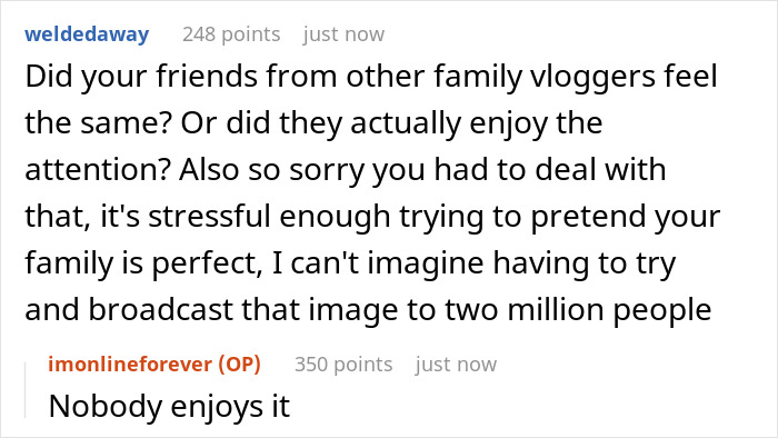 Woman Speaks Up About The Horrors And Scars After Growing Up With Family Vloggers Woman Speaks Up About The Horrors And Scars After Growing Up With Family Vloggers